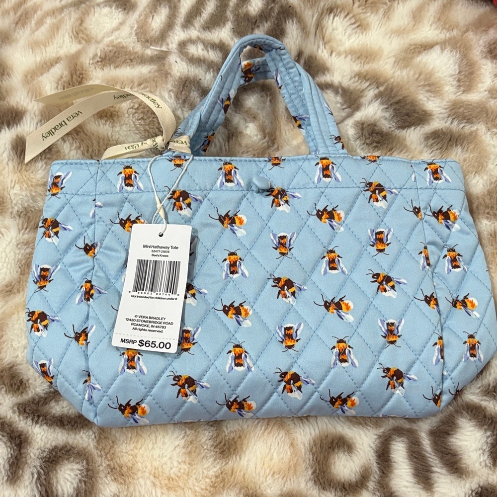 Vera Bradley mini Hathaway tote in bees knees